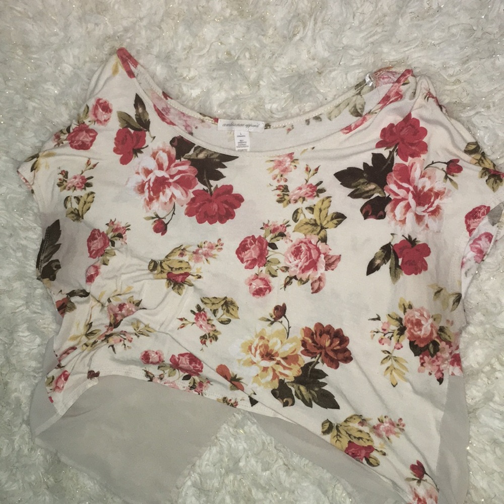 Flower crop top